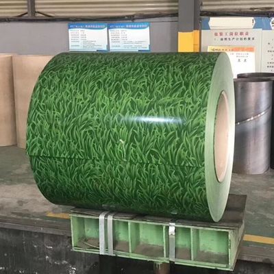 購入 明るい表面色の重量3-8トンに塗る上塗を施してある鋼鉄コイル5-7micronの背部 オンライン製造