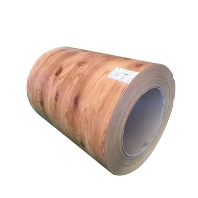 0.5x1000 屋内家具に使用される,木の粒で覆われた,プリペイントされた鋼コイル